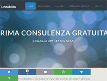 Tablet Screenshot of lostudioblu.com